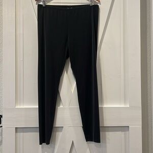 Eileen Fisher Velvet Pull On Skinny Pants Leggings Size Large